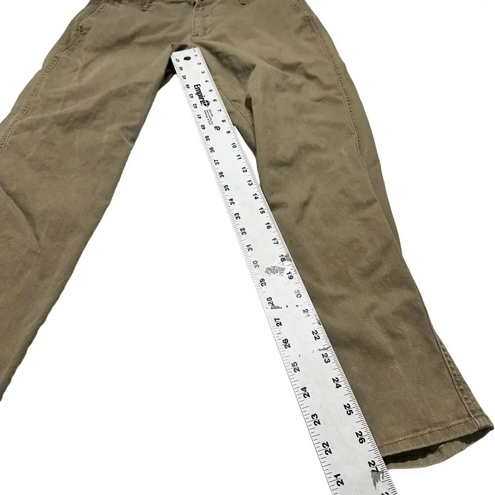 Abercrombie Fitch Jeans Women Size 29 Tan Beige Brown Minimalist Preppy Cotton